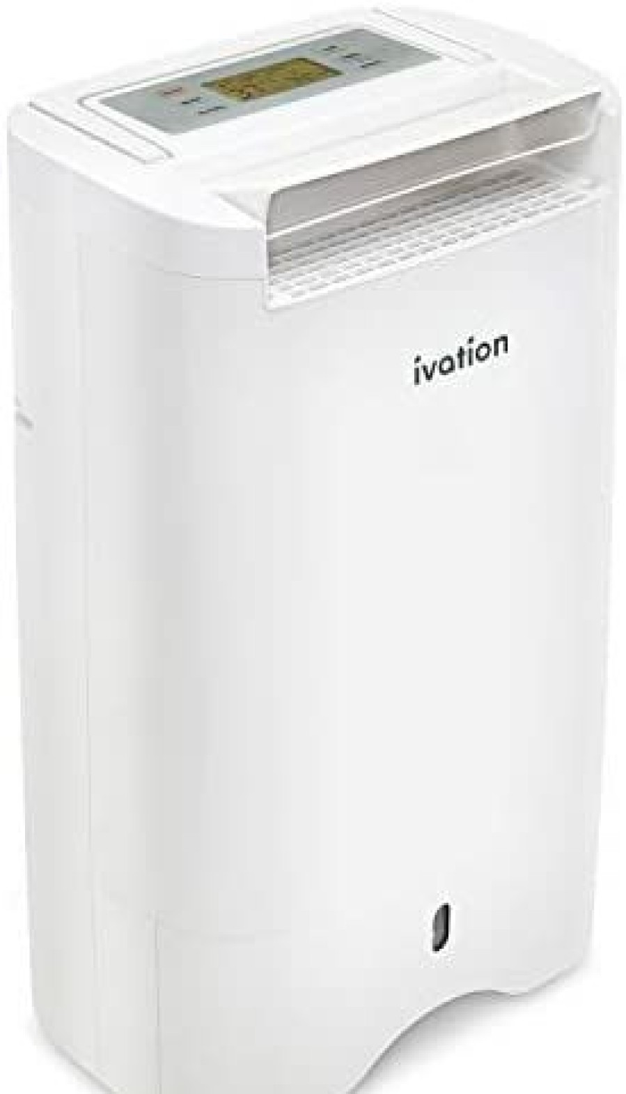 Dehumidifiers * | Bargain Sale Ivation 19 Pint Small-Area Desiccant Dehumidifier Compact And Quiet With Continuous Drain Hose For Smaller Spaces, Bathroom, Attic, Crawlspace And Closets For Spaces Up To 410 Sq Ft White