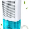 Dehumidifiers * | On Discount Levoair Dehumidifier 68Oz(2000Ml) Small Dehumidifier With Drain Hose For 6200 Cubic Feet 650 Sq.Ft Ultra Quiet Mini Portable Air Dehumidifier For Home Basements Bathroom Bedroom Closet Kitchen Rv White