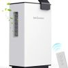 Dehumidifiers * | Bargain Sale Dehumidifiers, Aiusevo Dehumidifiers For Home Up To 700 Sq Ft With 68Oz Capacity, Ultra Quiet Dehumidifier With 3 Light Modes, 2 Speed Modes, Portable Dehumidifiers For Basements, Bedroom, Bathroom, Closet, Kitchen, Rv, Trailer White