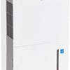 Dehumidifiers * | Competitive Price Ivation 4,500 Sq. Ft Energy Star Dehumidifier With Pump, Large Capacity Compressor De-Humidifier For Big Rooms And Basements With Continuous Drain Hose Connector And Pump, Auto Shutoff And Restart White