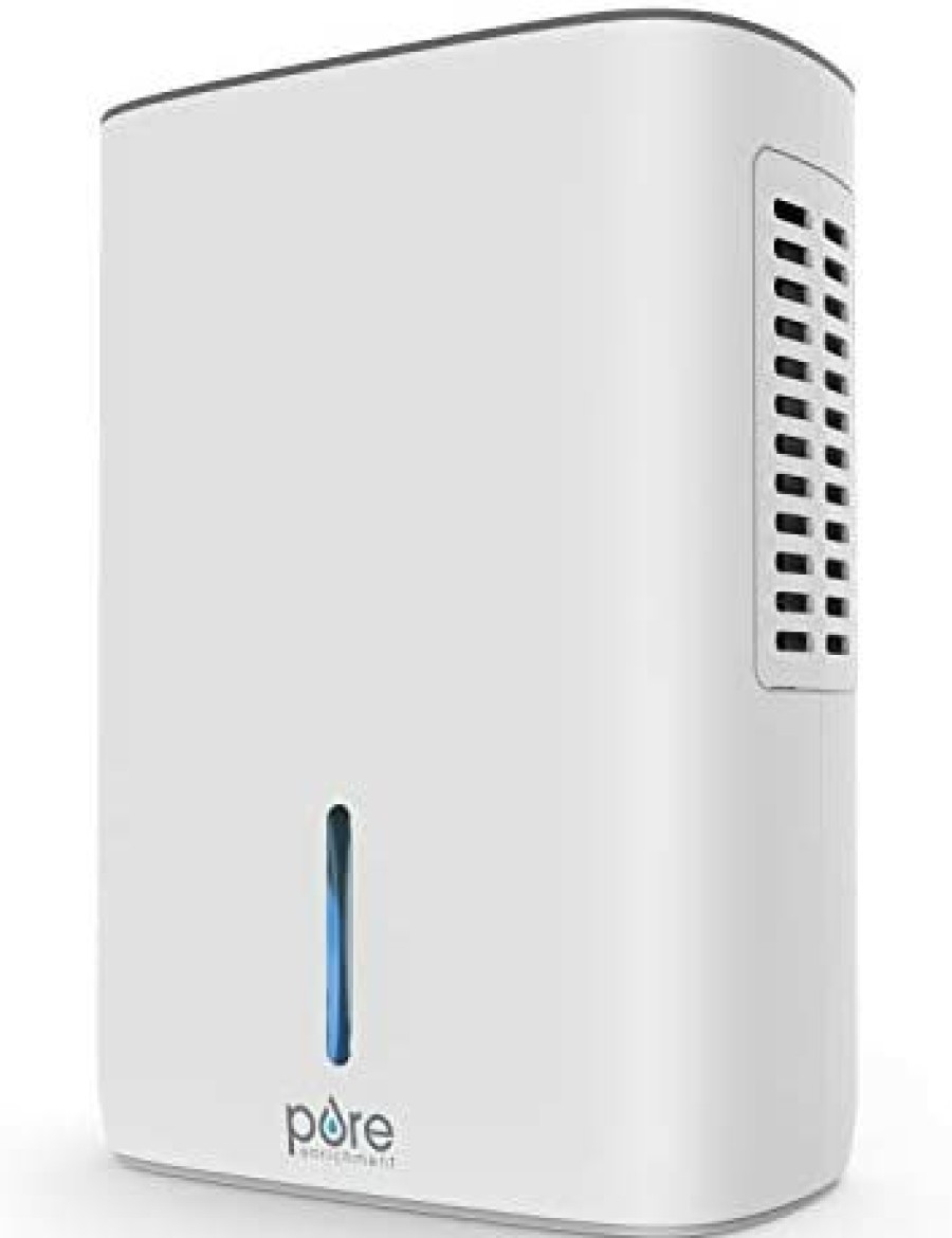 Dehumidifiers * | Bargain Sale Pure Enrichment Puredry Deluxe Dehumidifier Mid-Sized 1.5L Water Tank Eliminates 500Ml/Day In Excess Moisture From Closets, Bathrooms, Basements, Boats, Kitchens And Other Small To Mid-Sized Areas White