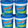 Dehumidifiers * | Affordable Price Damprid Refillable Moisture Absorber, 10.5 Oz. Cups, 4 Pack, Fresh Scent, Traps Moisture For Fresher, Cleaner Air, No Electricity Required, Lasts Up To 60 Days Blue