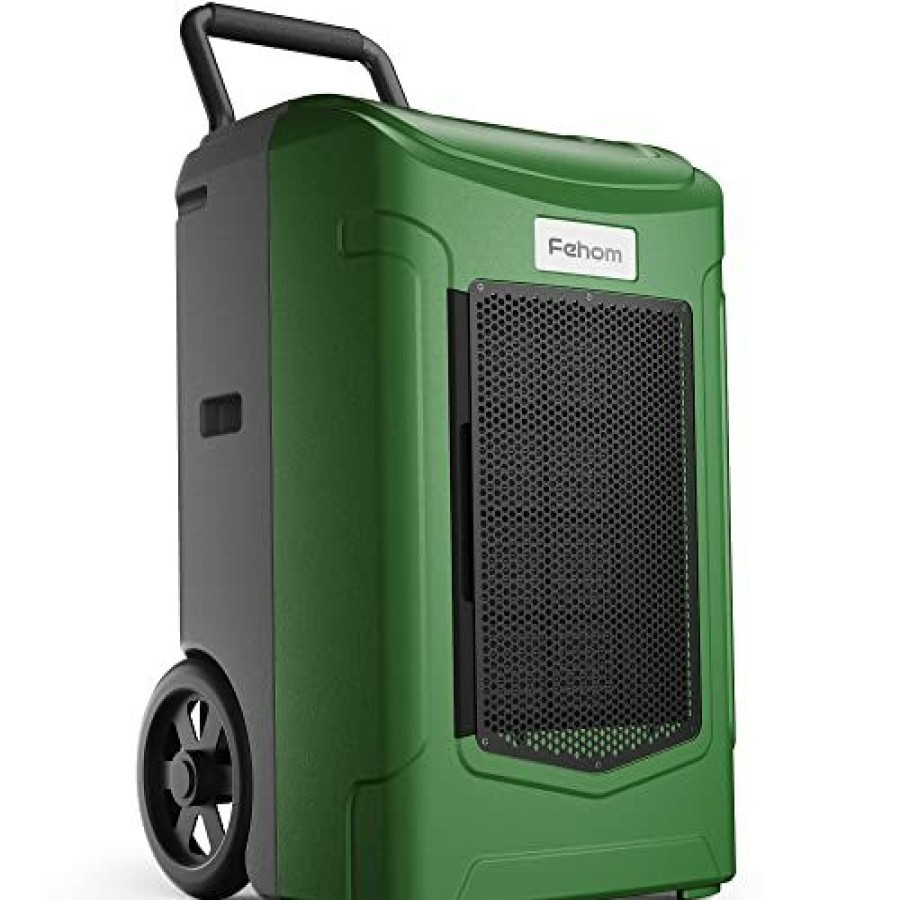 Dehumidifiers * | Competitive Price Fehom Large Commercial180 Pint Dehumidifier With Drain Hose Built-In Pump, With Handle And Washable Filter 24 Hr Timer Ideal For Large Basements, Industrial Spaces And Job Sites Up To 7000 Sq. Ft