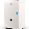 Dehumidifiers * | Affordable Price Black+Decker 3000 Sq. Ft. Dehumidifier For Large Spaces And Basements, Energy Star Certified, Bdt30Wtb , White