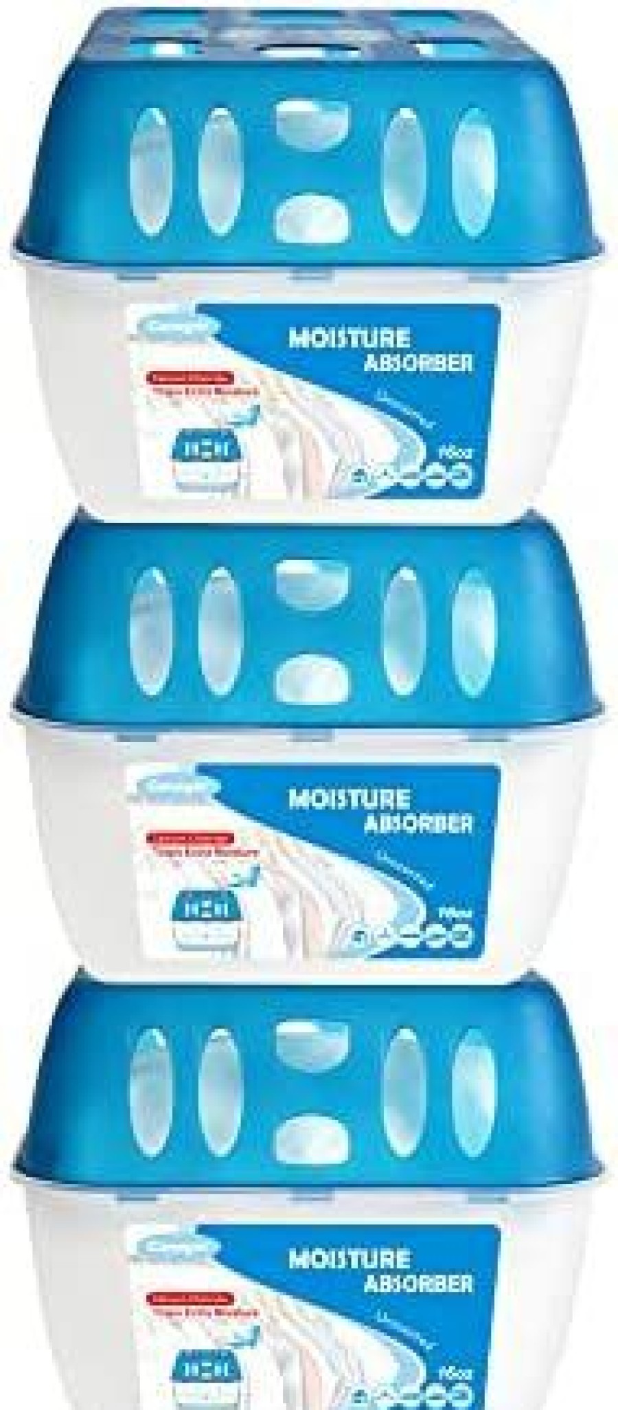 Dehumidifiers * | Affordable Price Canager Fragrance Free Moisture Absorber Box 3 Packs, 16 Oz Reusable Dehumidifier For Closets, Bedrooms, Bathrooms With Large Capacity.