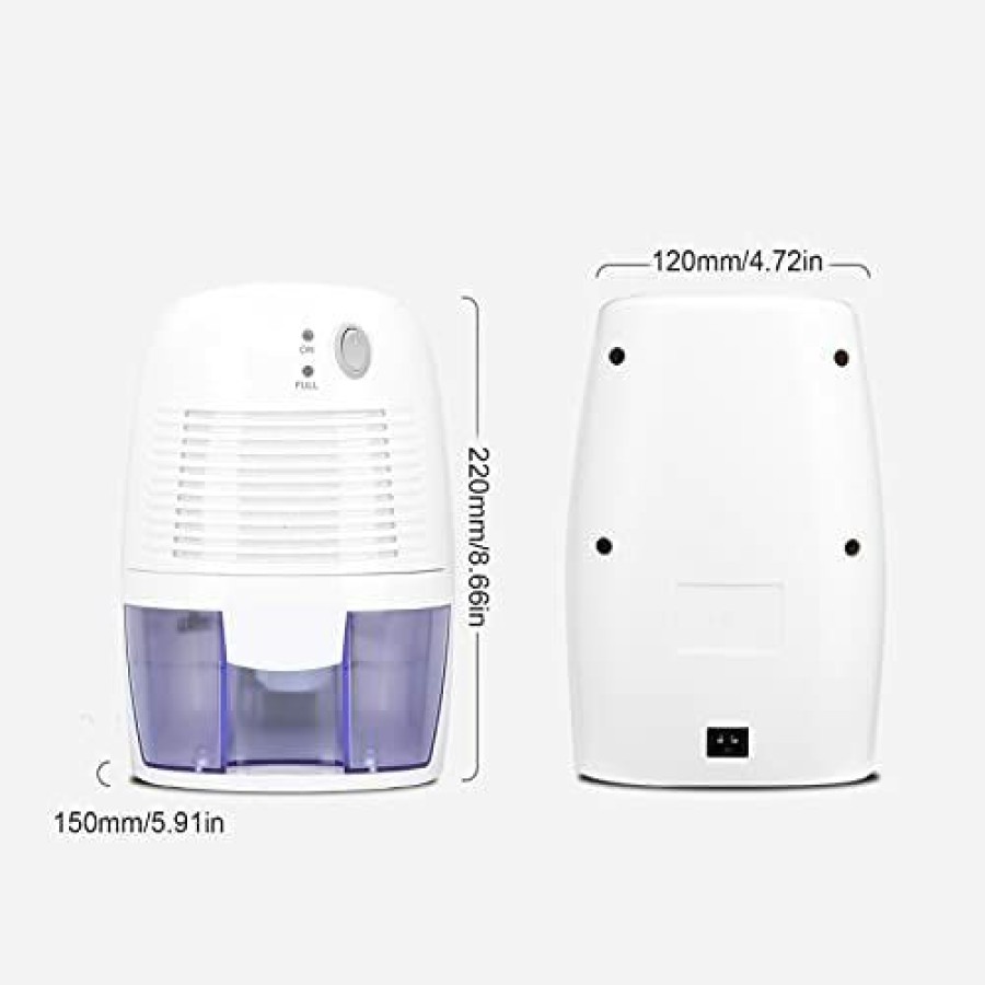 Dehumidifiers * | Bargain Sale Djdk Mini Usb Dehumidifier,Household Mini Dehumidifier Usb Air Dryer Machine Removes Moisture Humidity For Bedroom White