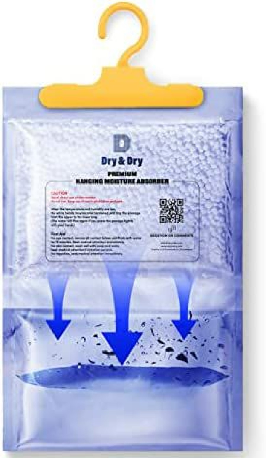 Dehumidifiers * | Reasonable Price Dry & Dry 10 Packs [Net 7 Oz/Pack] Moisture Absorbers Dehumidifiers For Home Dehumidifier For Basement Dehumidifiers For Bedroom Small Dehumidifiers Dehumidifiers Moisture Absorbers Blue & White